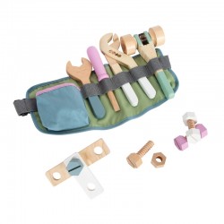 Small Foot Колан с инструменти, дървени - Puzzle-uri și jocuri