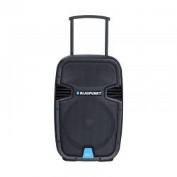 Blaupunkt Тонколона PA12, караоке, с Bluetooth, FM радио, USB/SD/AUX, 650 W, черна, с 1 кабелен микрофон - Tehnică de birou