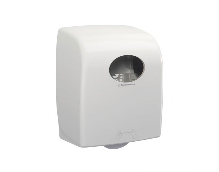 Kimberly-Clark Диспенсър за кърпи за ръце Aquarius 7375 Autocut, бял
