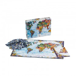 Пъзел, фантастичен, с карта, 1000 части - Puzzle-uri și jocuri