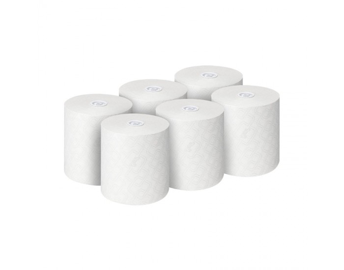 Kimberly-Clark Кърпи за ръце Scott Essential 6691, на ролка, 350 m, бели, 6 броя