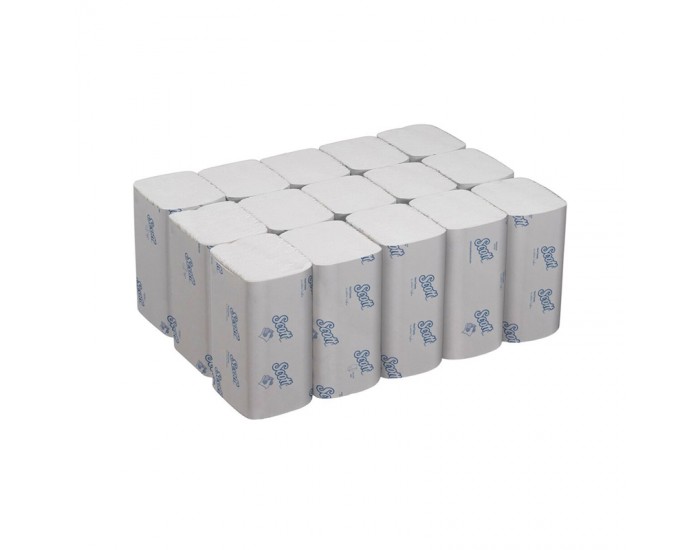 Kimberly-Clark Кърпи за ръце Scott Essential 6617, 21.2 х 20 cm, 340 къса, 15 броя