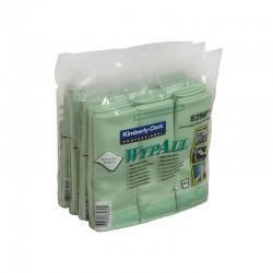 Kimberly-Clark Микрофибърна кърпа WypAll 8396, 40 х 40 cm, зелена, 6 броя - Curățenie și dezinfecție