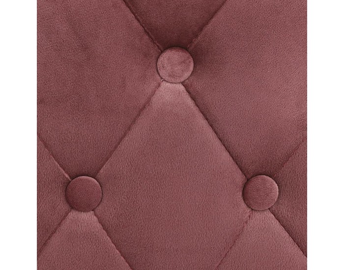 Sonata H Бар табуретки, 2 бр, розови, кадифе