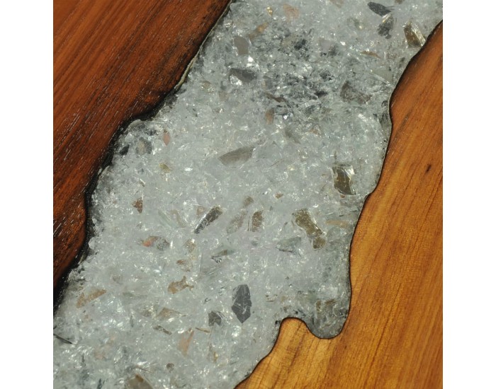 Sonata H Конзолна маса, тиково дърво, 100x35x75 cм