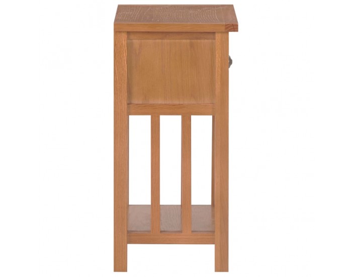 Sonata H Маса за списания с чекмедже, 35x27x55 см, дъбово дърво масив