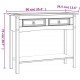 Sonata H Конзолна маса мексикански бор стил Корона бяла 90x34,5x73 cм
