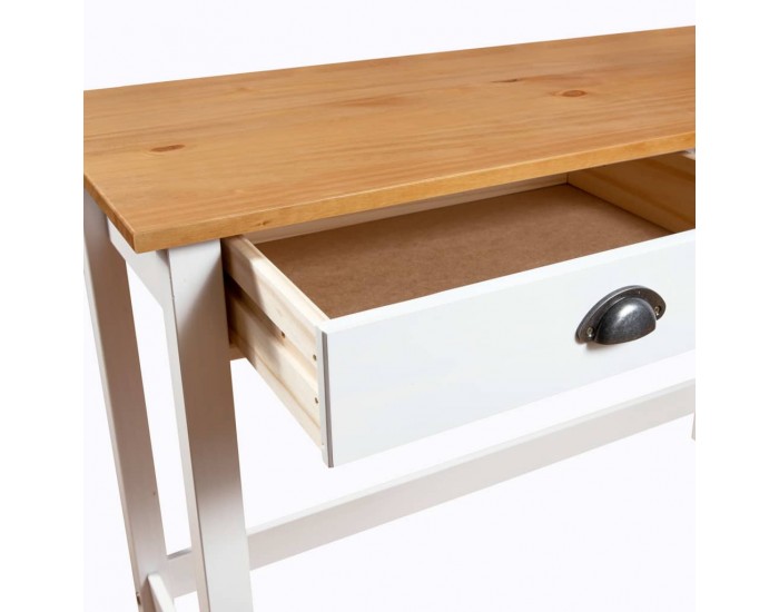 Sonata H Конзолна маса Hill с 2 чекмеджета 110x45x74 см бор масив