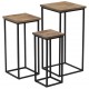 Sonata H Комплект поставки за саксии, 3 части, регенериран тик