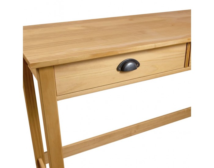 Sonata H Конзолна маса Hill с 2 чекмеджета 110x45x74 см бор масив