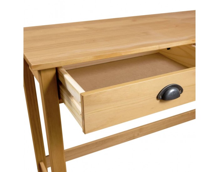 Sonata H Конзолна маса Hill с 2 чекмеджета 110x45x74 см бор масив