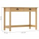 Sonata H Конзолна маса Hill с 2 чекмеджета 110x45x74 см бор масив