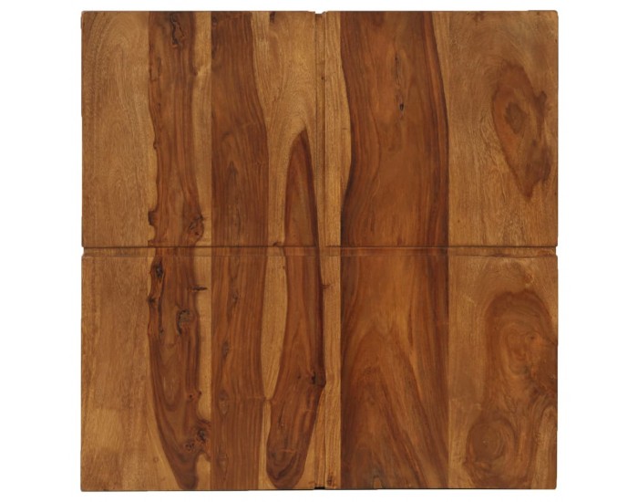 Sonata H Маса за кафе, 80x80x30 см, акациева дървесина масив