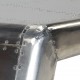 Sonata H Маса за кафе Aviator, алуминиева, винтидж, стил ретро самолет