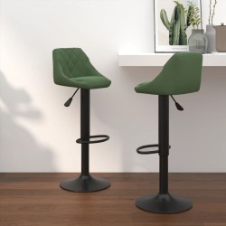 Sonata H Бар табуретки, 2 бр, тъмнозелени, кадифе - Scaune de bar