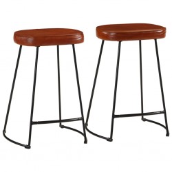Sonata H Бар табуретки 2 бр тъмнокафяви 41x29x62 см - Scaune de bar