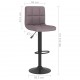 Sonata H Бар табуретки, 2 бр, таупе, текстил
