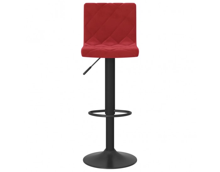Sonata H Бар табуретки, 2 бр, виненочервени, кадифе