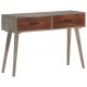 Sonata H Конзолна маса, сива, 110x35x75 cм, грубо мангово дърво масив