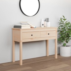Sonata H Конзолна маса 100x35x75 см борово дърво масив - Măsuțe de living