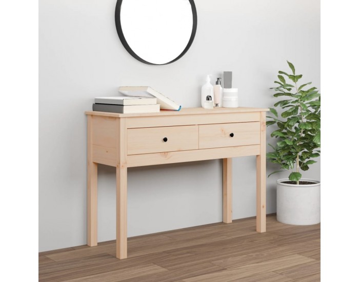 Sonata H Конзолна маса 100x35x75 см борово дърво масив