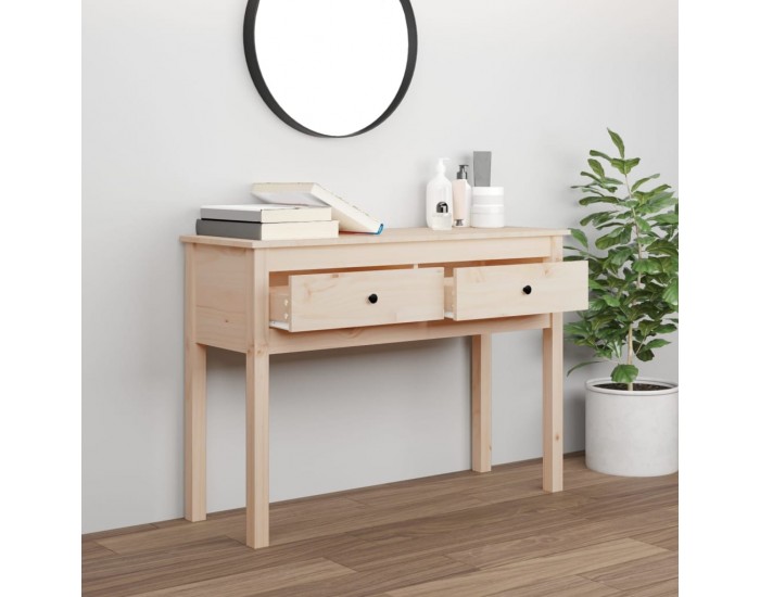 Sonata H Конзолна маса 100x35x75 см борово дърво масив