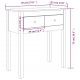 Sonata H Конзолна маса 70x35x75 см борово дърво масив