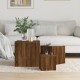 Sonata H Странични маси, 3 бр, кафяв дъб, инженерно дърво