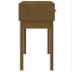 Sonata H Конзолна маса, меденокафява, 76,5x40x75 см, борово дърво масив