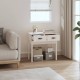Sonata H Конзолна маса бяла 76,5x40x75 см борово дърво масив