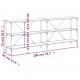 Sonata H Конзолна маса опушен дъб 200x30x75 см инженерно дърво и желязо