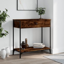 Sonata H Конзолна маса, опушен дъб, 75x34,5x75 см, инженерно дърво - Măsuțe de living