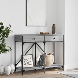 Sonata H Конзолна маса, сив сонома, 100x39x78,5 см, инженерно дърво - Măsuțe de living