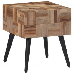 Sonata H Помощна масичка 40x40x45 см масивно регенерирано тиково дърво - Măsuțe de living