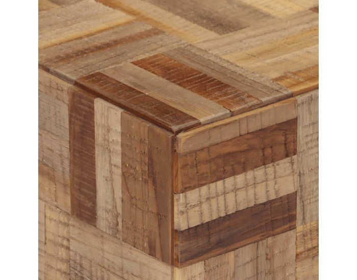 Sonata H Помощна масичка 40x40x45 см масивно регенерирано тиково дърво