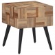 Sonata H Помощна масичка 40x40x45 см масивно регенерирано тиково дърво
