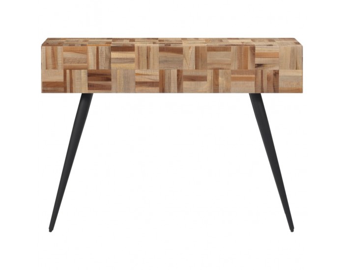 Sonata H Конзолна маса 110x34x80 см масивно регенерирано тиково дърво