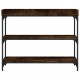 Sonata H Конзолна маса с рафтове, опушен дъб, 100x30x80 cм