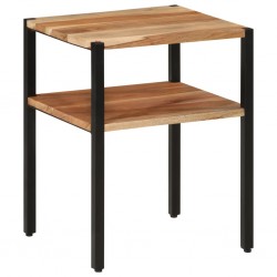 Sonata H Помощна маса 35x35x45 см масивно дърво акация и желязо - Măsuțe de living