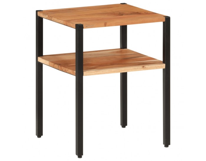 Sonata H Помощна маса 35x35x45 см масивно дърво акация и желязо