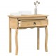 Sonata H Конзолна маса Corona 73x35x73 см борово дърво масив