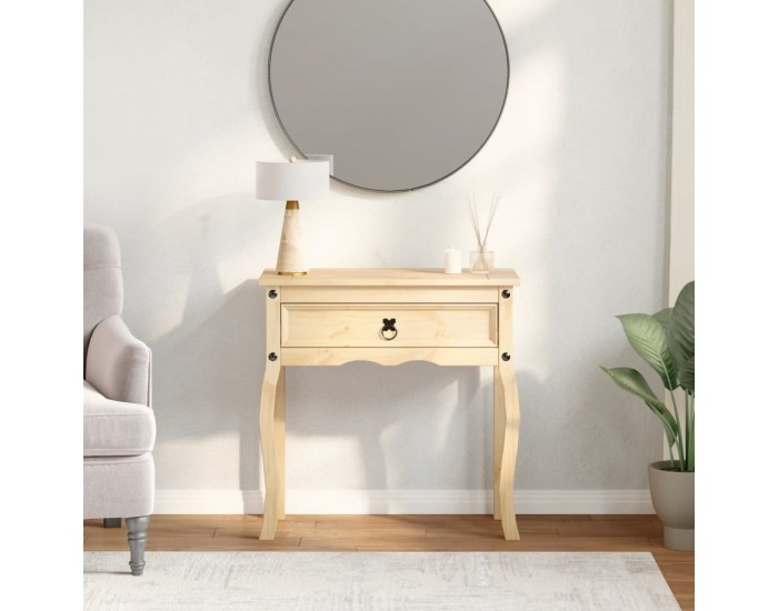 Sonata H Конзолна маса Corona 73x35x73 см борово дърво масив