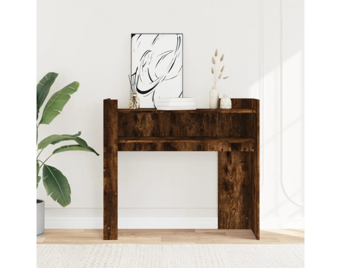 Sonata H Конзолна маса, опушен дъб, 100x35x90 см, инженерно дърво
