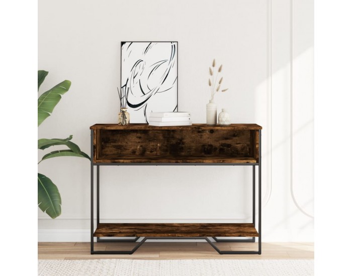 Sonata H Конзолна маса, опушен дъб, 100x35x74,5 см, инженерно дърво