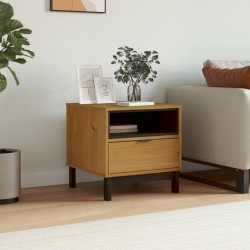 Sonata H Помощна маса FLAM 50x50x50 см борово дърво масив - Măsuțe de living