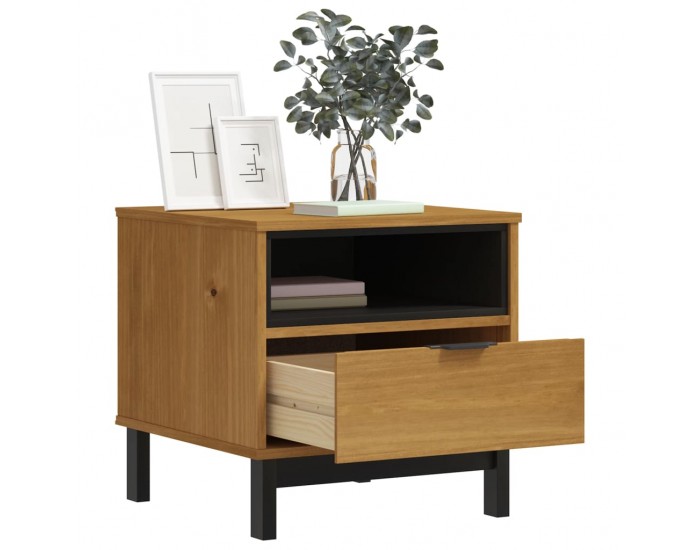 Sonata H Помощна маса FLAM 50x50x50 см борово дърво масив