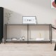 Sonata H Конзолна маса, бяла, 180x35x75,5 cм, закалено стъкло