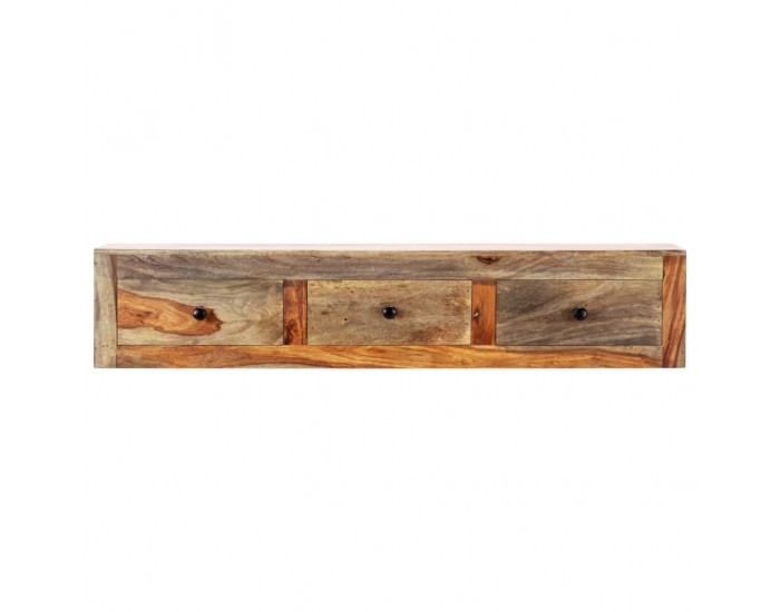 Sonata H Конзолна маса със стенен монтаж, 100x25x20 см, шишам масив