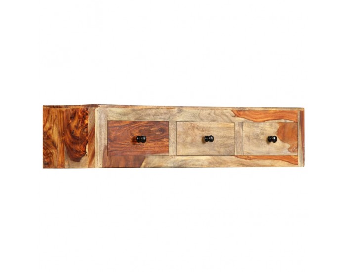 Sonata H Конзолна маса със стенен монтаж, 100x25x20 см, шишам масив