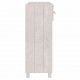 Sonata H Конзолна маса HAMAR бяла 90x35x90 см борово дърво масив